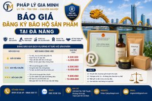 Báo Giá Đăng Ký Bảo Hộ Sản Phẩm Tại Đà Nẵng
