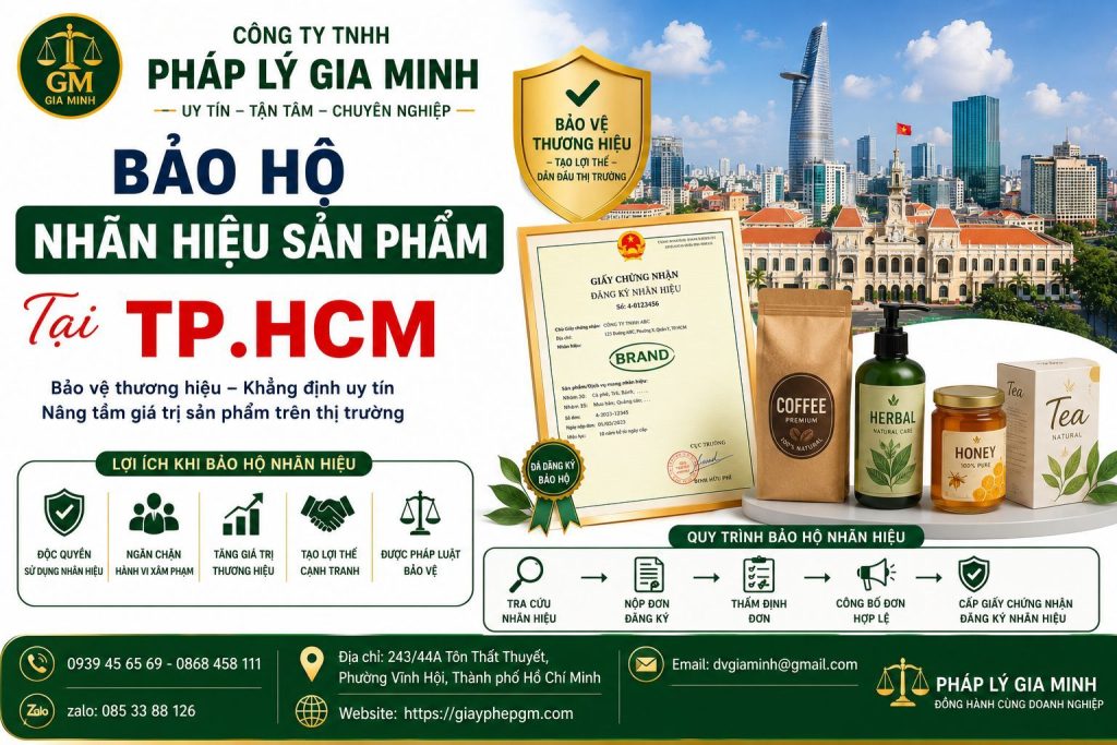 Bảo Hộ Nhãn Hiệu Sản Phẩm Tại TPHCM