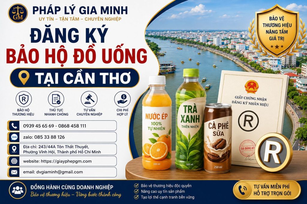 Đăng Ký Bảo Hộ Đồ Uống Tại Cần Thơ