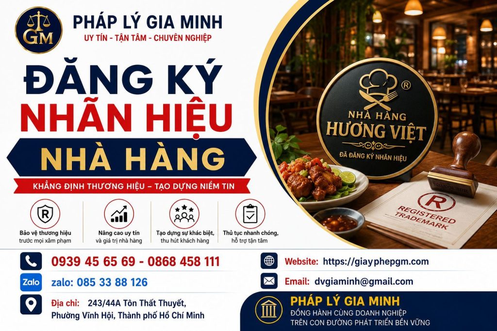 Đăng ký nhãn hiệu nhà hàng – Bảo vệ thương hiệu ẩm thực và phát triển kinh doanh bền vững 1 Đăng Ký Nhãn Hiệu Nhà Hàng