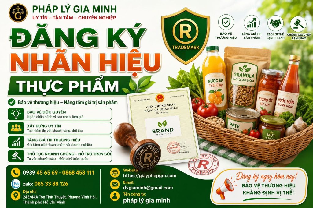 Đăng Ký Nhãn Hiệu Thực Phẩm
