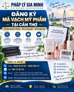 Đăng ký mã vạch mỹ phẩm tại Cần Thơ