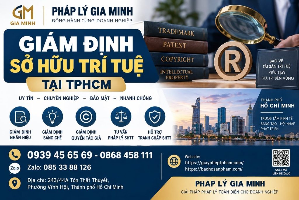 Giám định sở hữu trí tuệ tại TPHCM