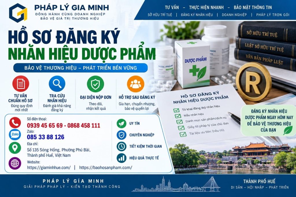 Hồ sơ đăng ký nhãn hiệu dược phẩm