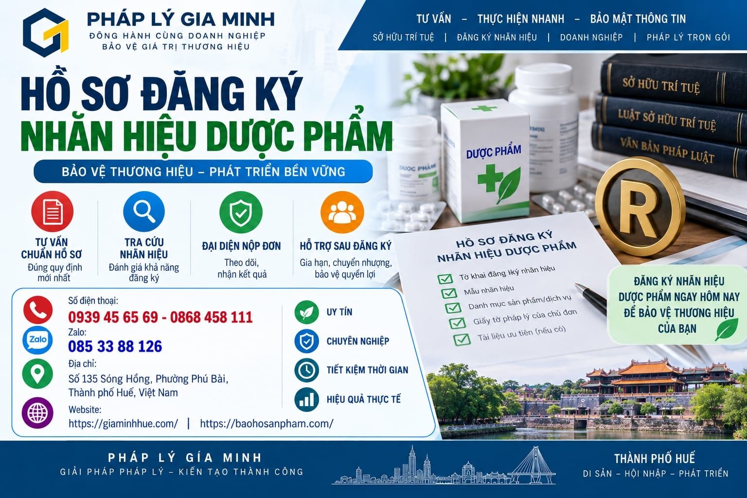 Hồ sơ đăng ký nhãn hiệu dược phẩm