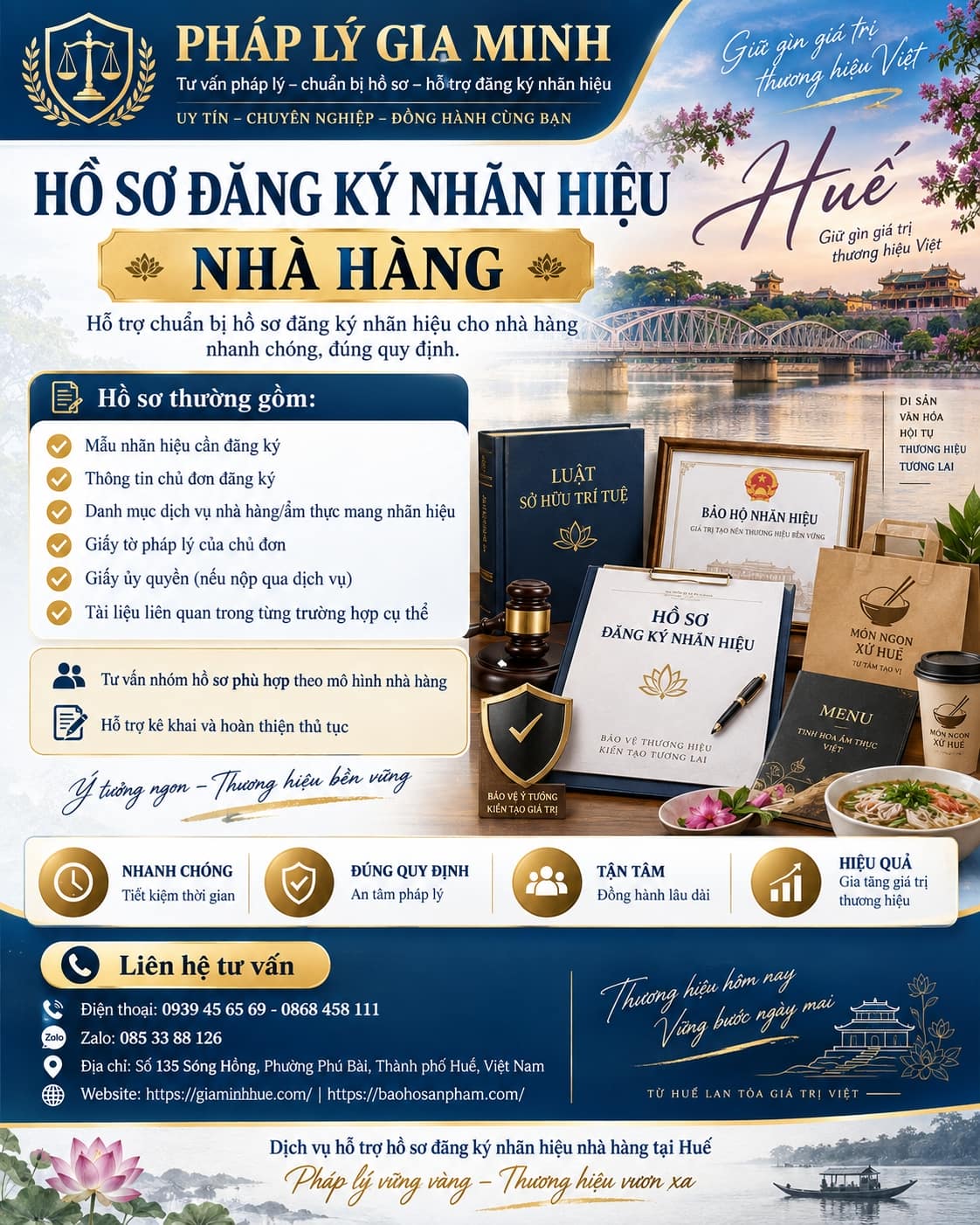 Hồ sơ đăng ký nhãn hiệu nhà hàng
