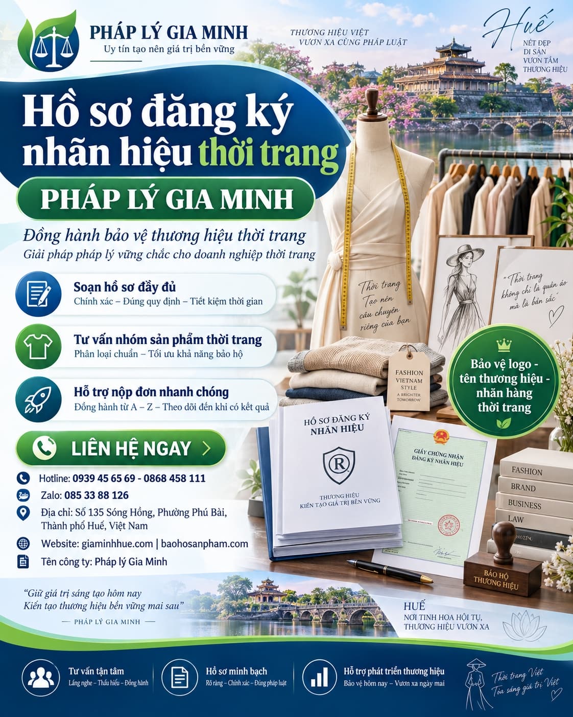Hồ sơ đăng ký nhãn hiệu thời trang