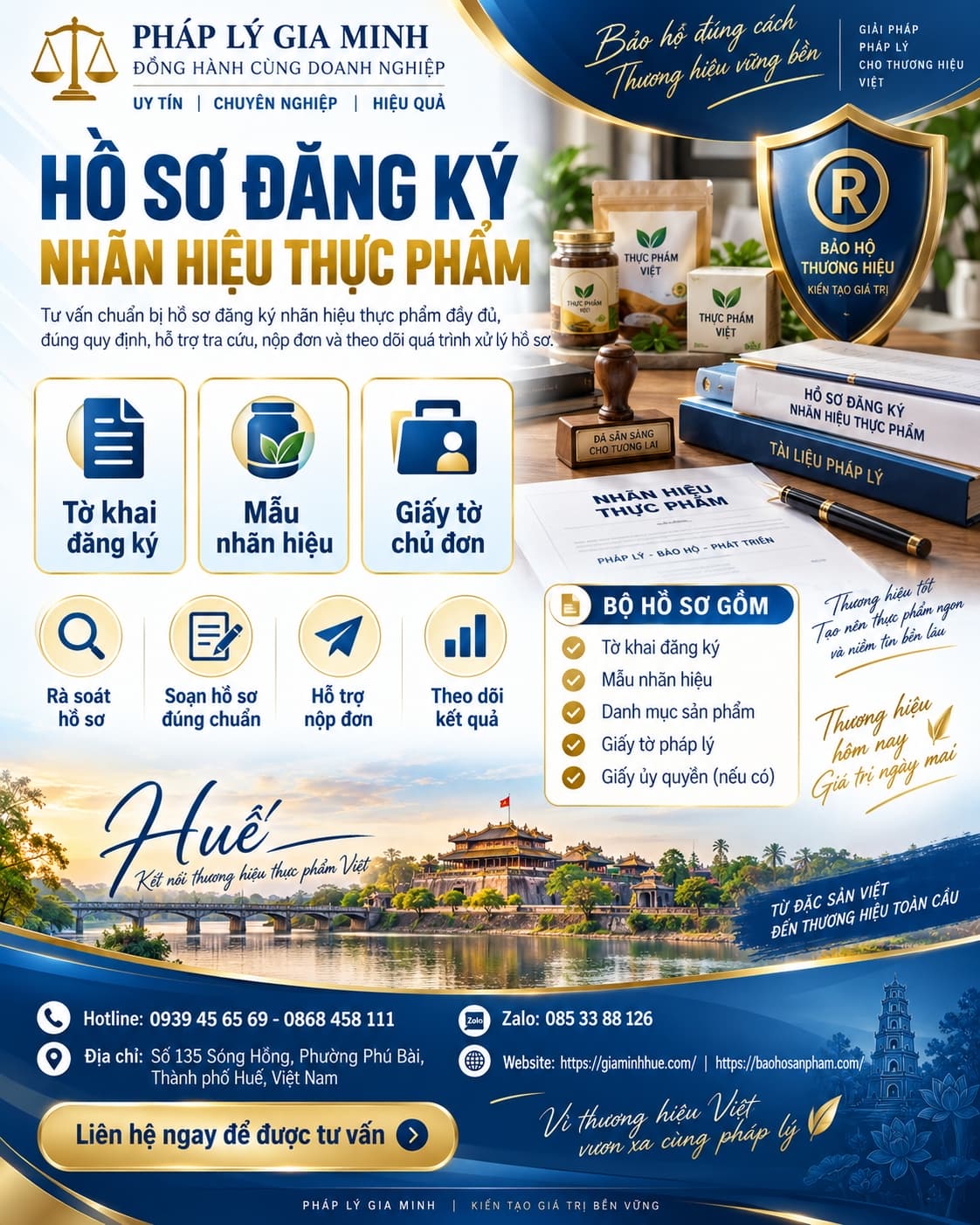 Hồ sơ đăng ký nhãn hiệu thực phẩm