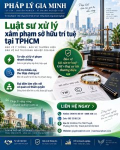 Luật sư xử lý xâm phạm sở hữu trí tuệ tại TPHCM