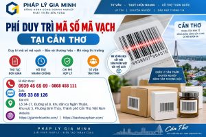 Phí duy trì mã số mã vạch tại Cần Thơ