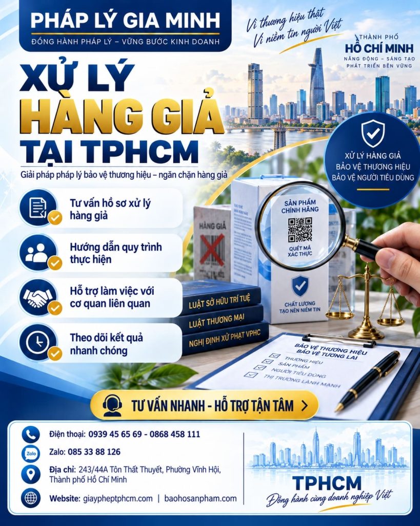 Xử lý hàng giả tại TPHCM – Quy trình kiểm tra, xử phạt và bảo vệ quyền lợi doanh nghiệp 1 Xử lý hàng giả tại TPHCM