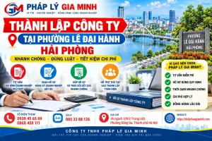 Thành lập công ty tại phường Lê Đại Hành Hải Phòng