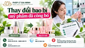 Thay Đổi Bao Bì Mỹ Phẩm Đã Công Bố
