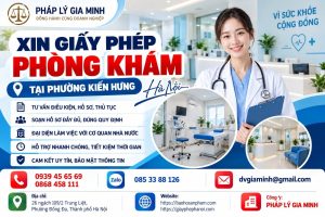 Xin giấy phép phòng khám tại phường Kiến Hưng Hà Nội